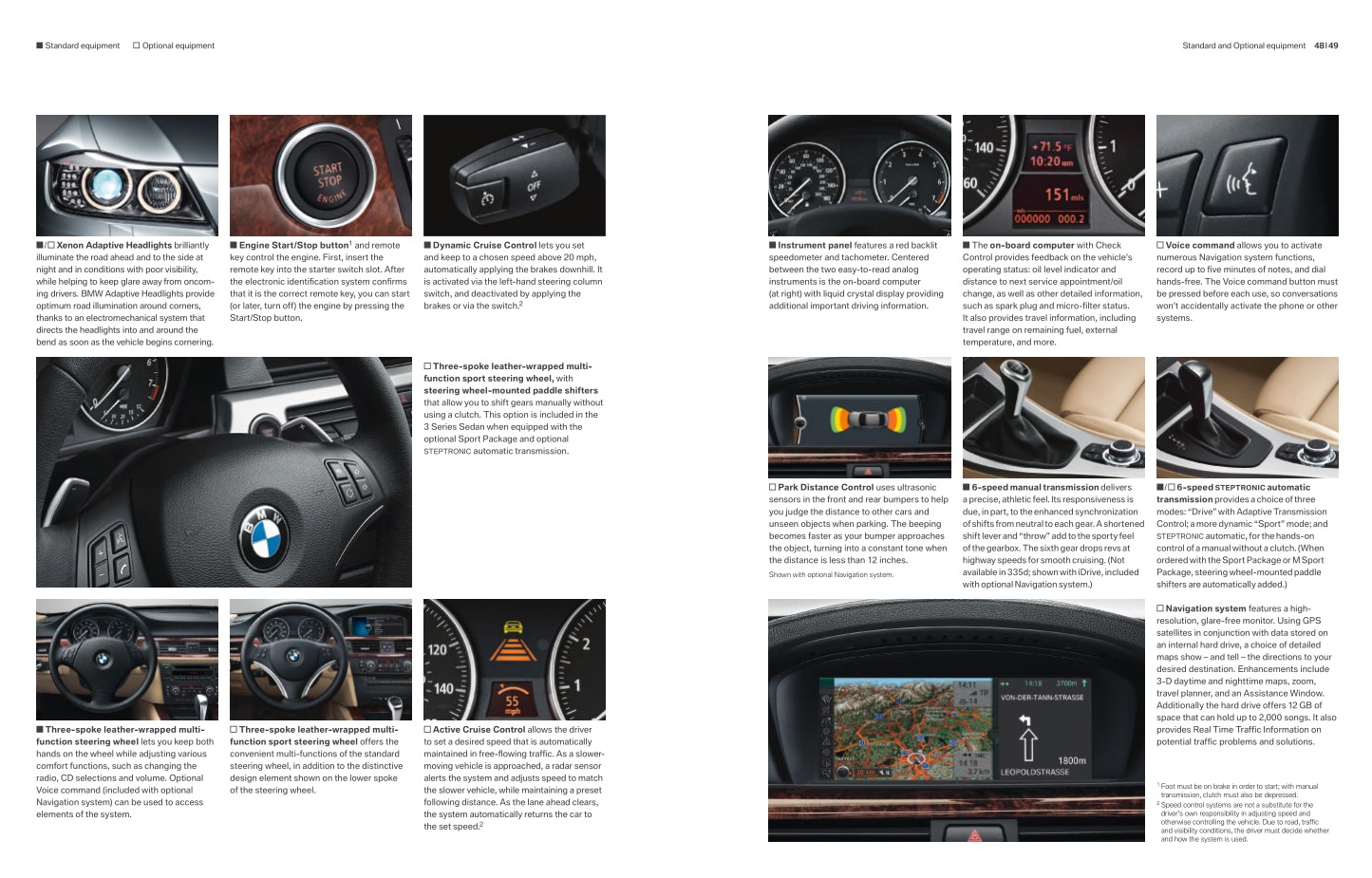 2011 BMW 3-Series Sedan Brochure Page 34